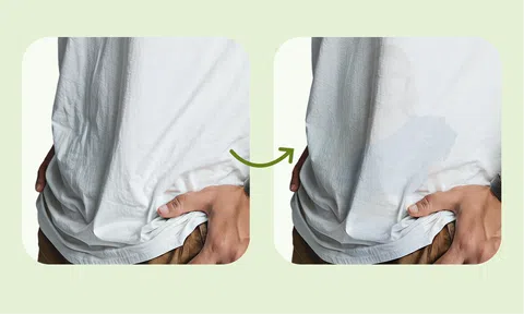 服装去皱功能效果示意